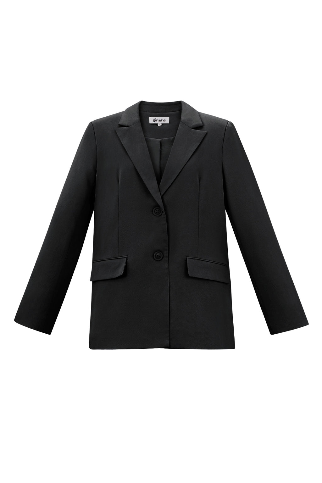 Blazer met strikken zwart