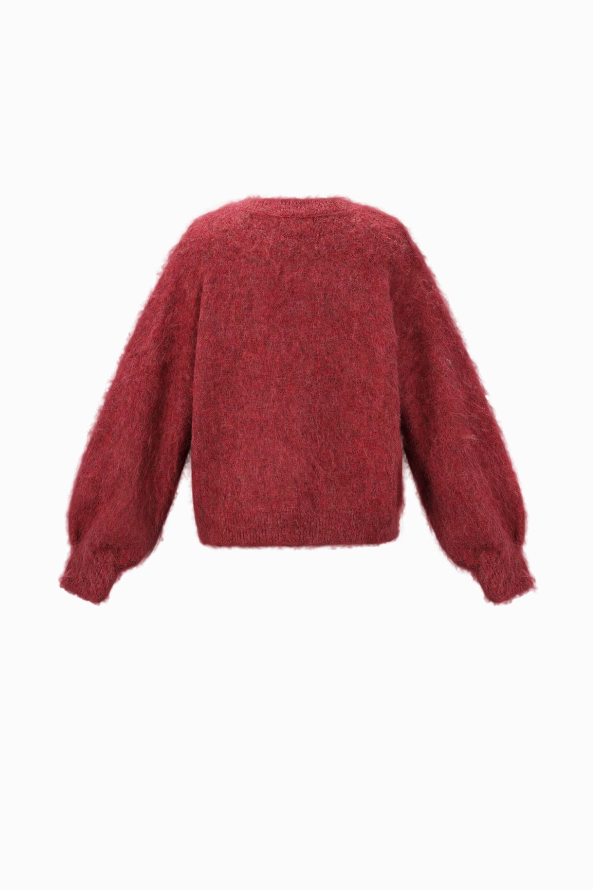 Trendy Vestje bordeauxrood