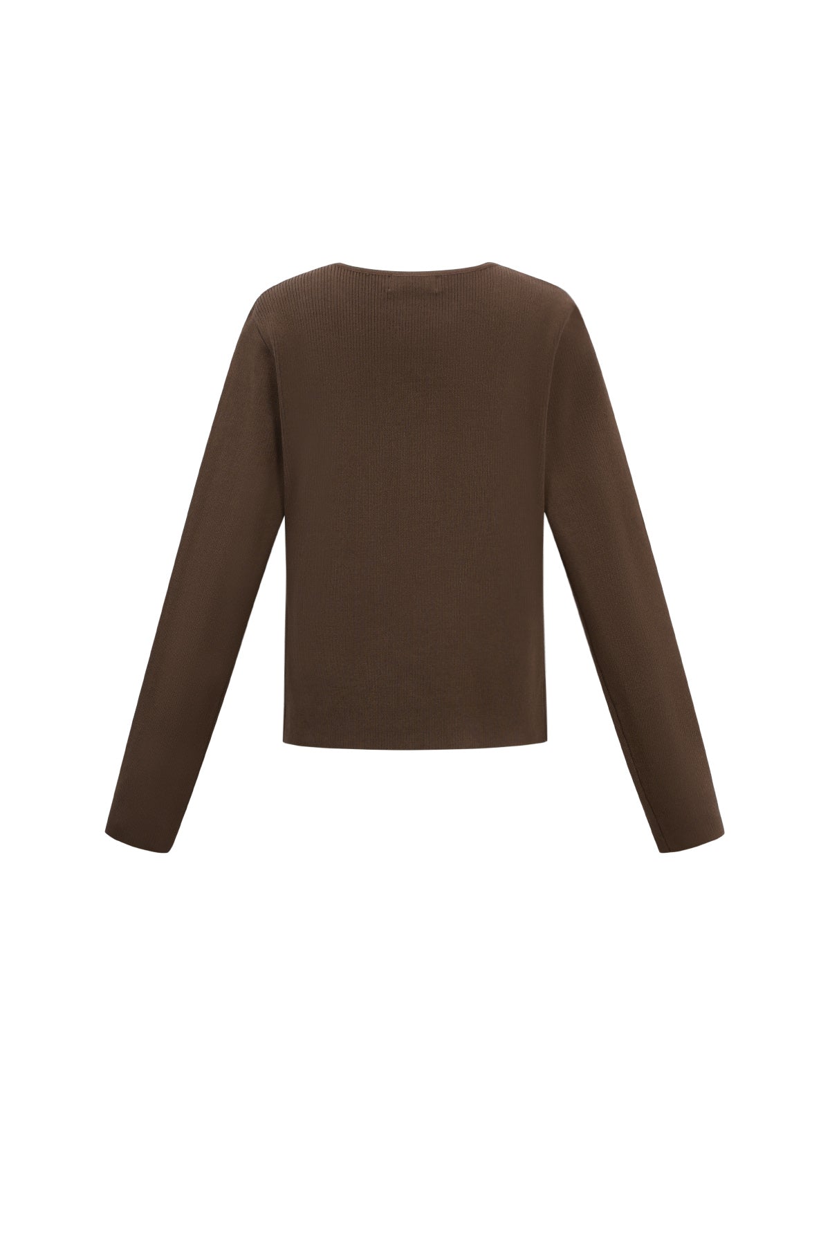 Symmetrisch Vestje bruin