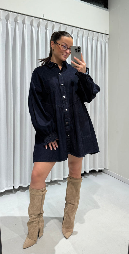 Kevin jurkje donker denim