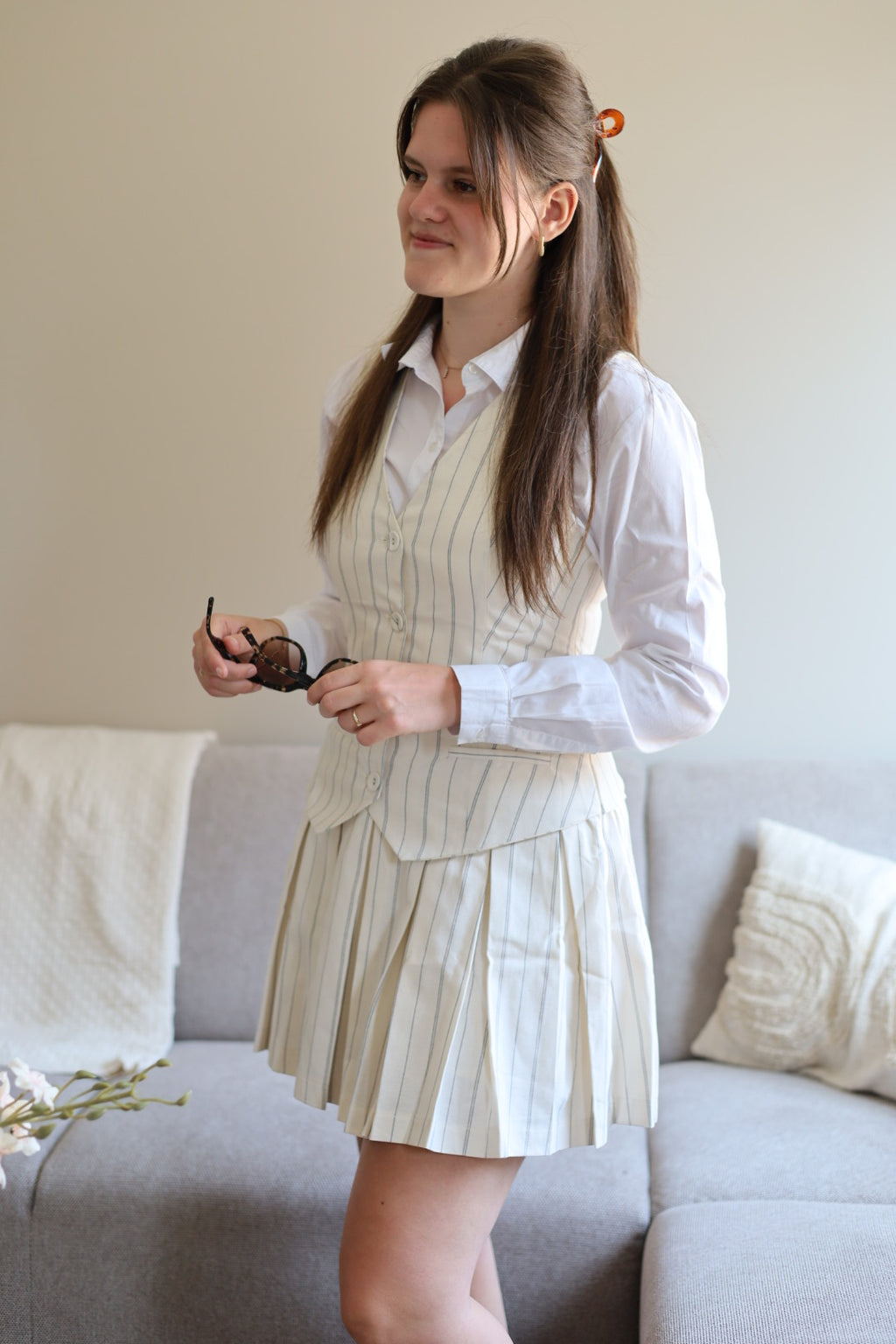 Yasmin jurkje crème