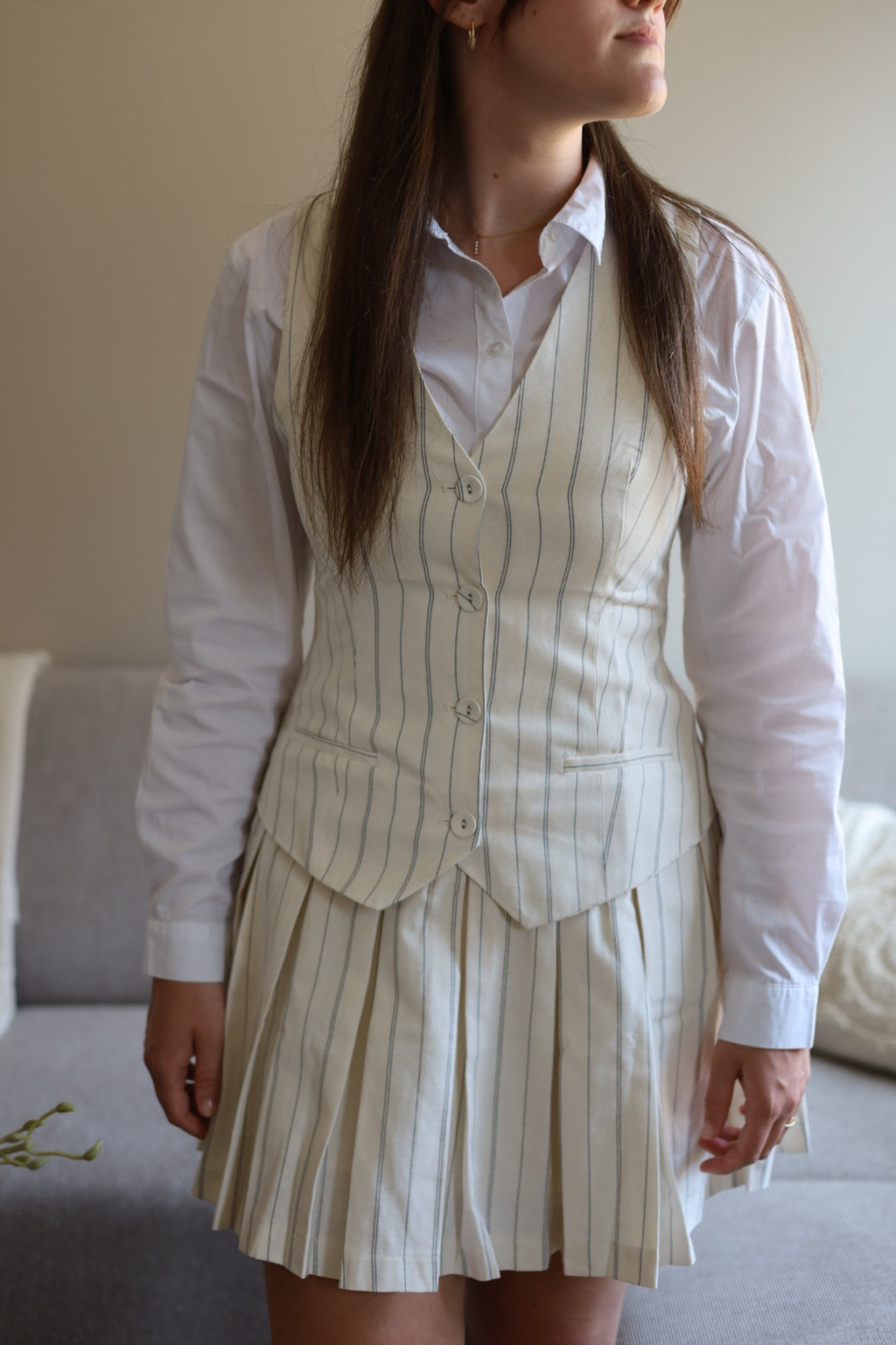 Yasmin jurkje crème