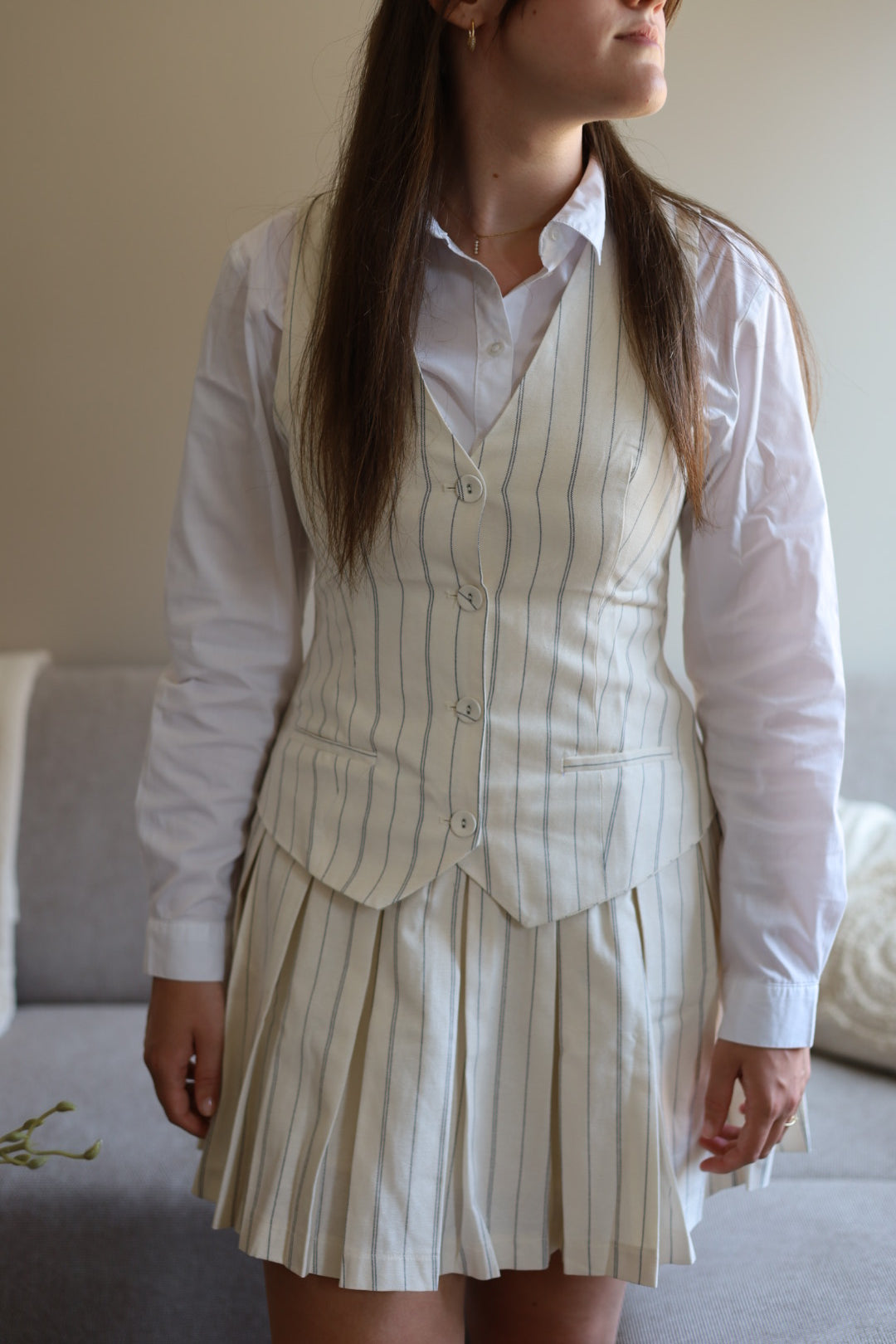 Yasmin jurkje crème