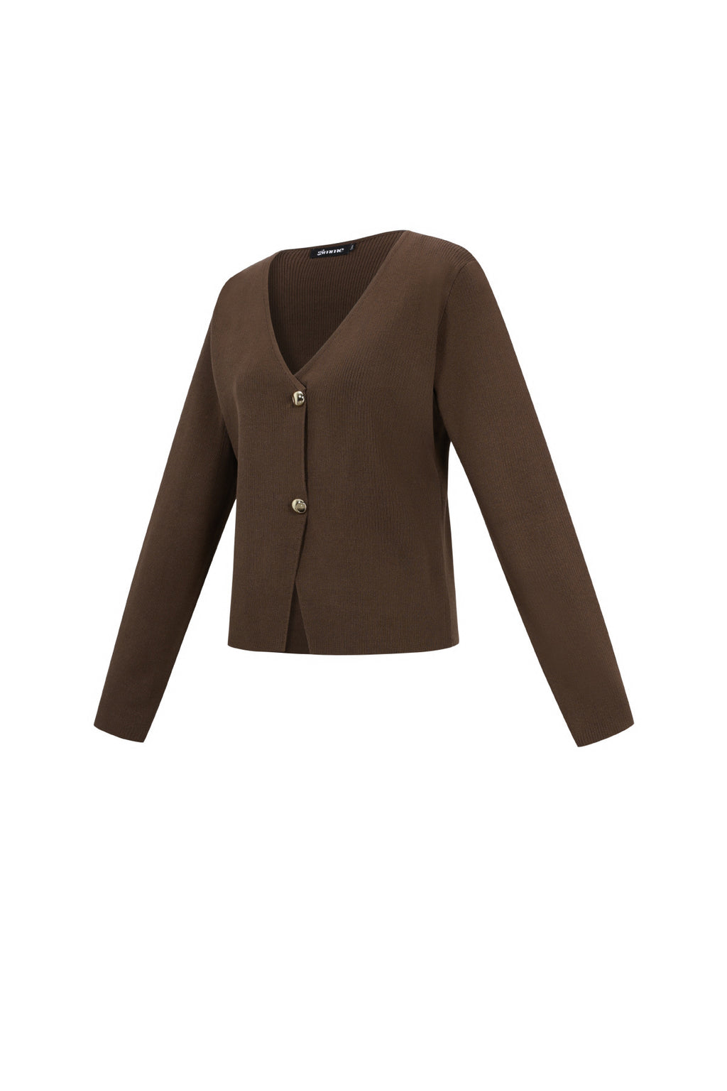 Symmetrisch Vestje bruin