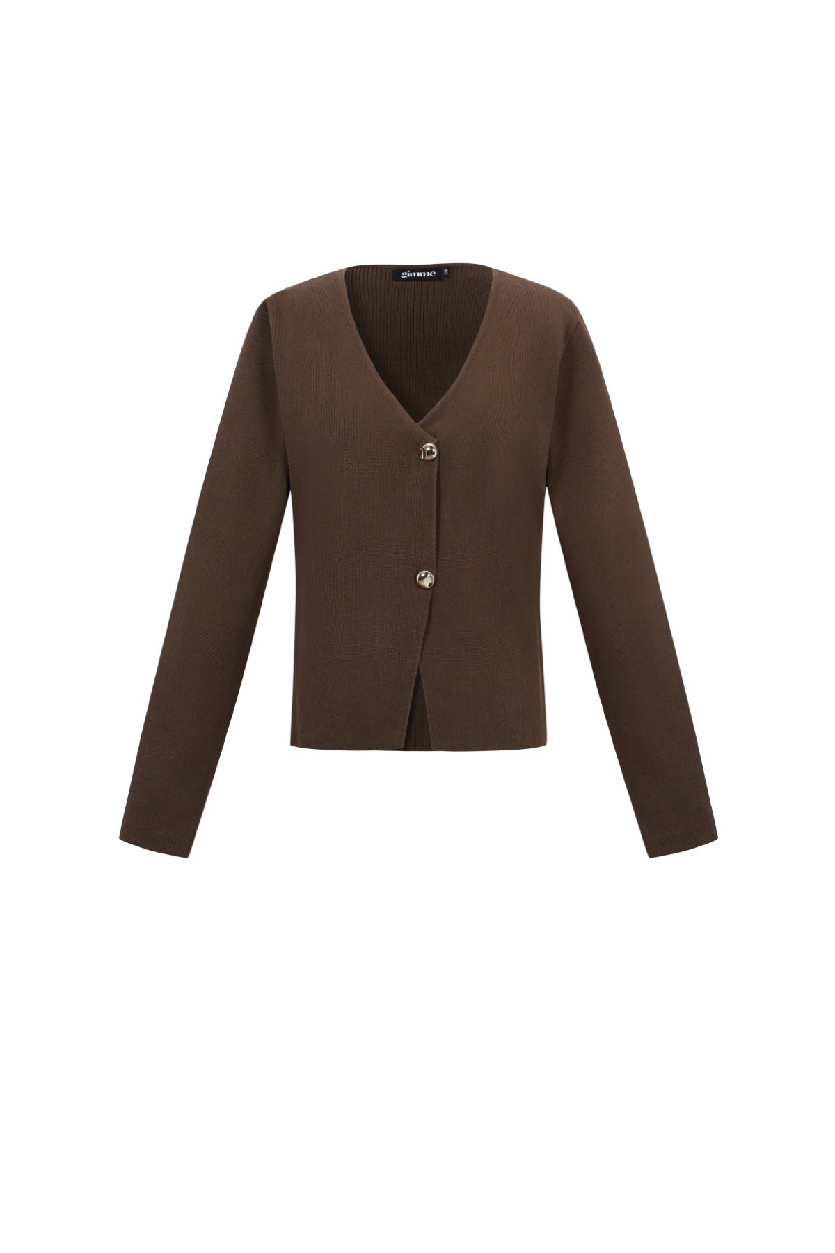 Symmetrisch Vestje bruin