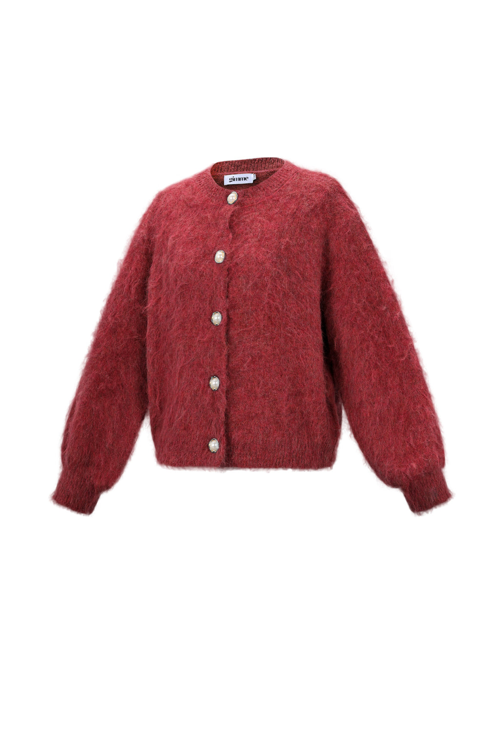 Trendy Vestje bordeauxrood